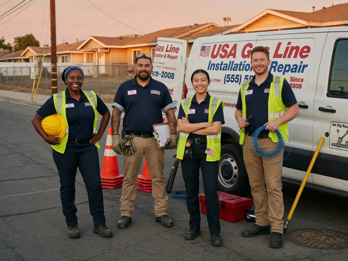 Gas Line Installation company in Etoile, TX